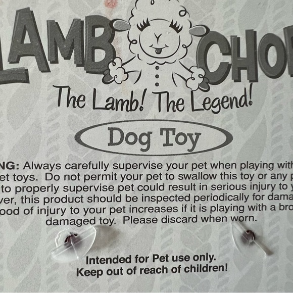 Lamb Chop  The Legend! Dog Toy - Picture 6 of 8